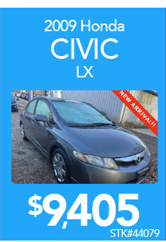 2009 Honda Civic LX Stk#44079 $9,405 